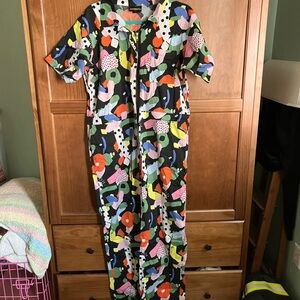 Nooworks Party Print Jumpsuit XXL